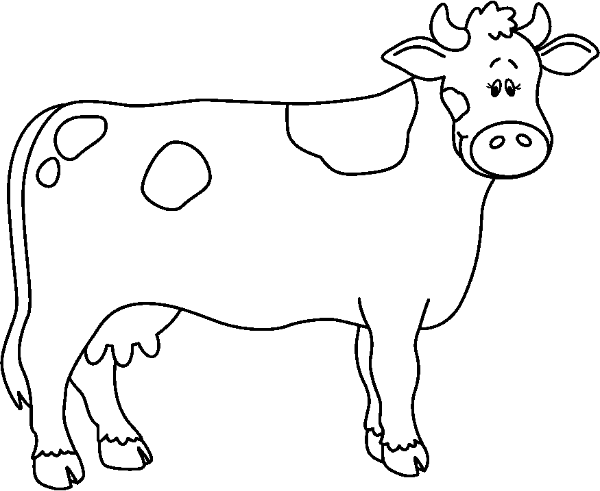 Index Of Ces Clipart Carson . - Cow Clipart Black And White