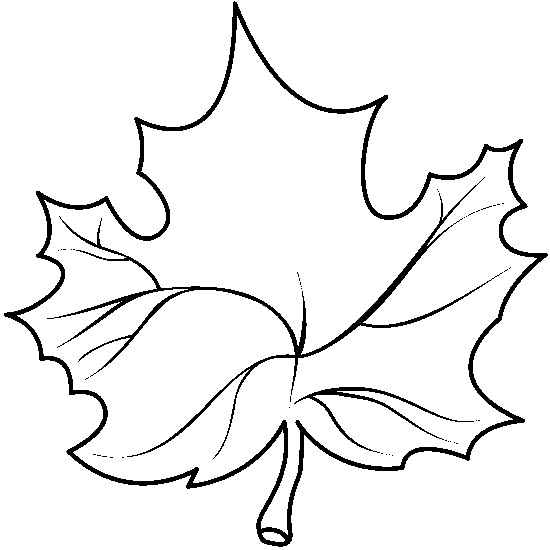 Index Of Ces Clipart Carson D - Black And White Leaf Clip Art