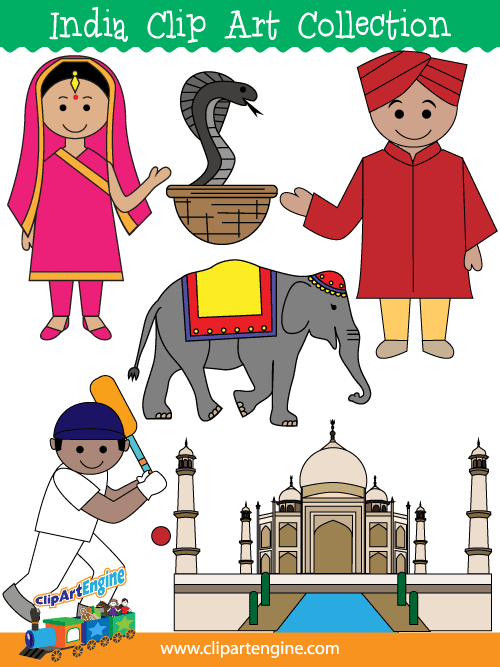 India Clip Art Collection - India Clipart