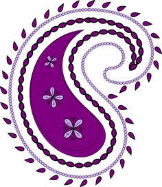Indian Style Paisley Free Cli - Paisley Clip Art