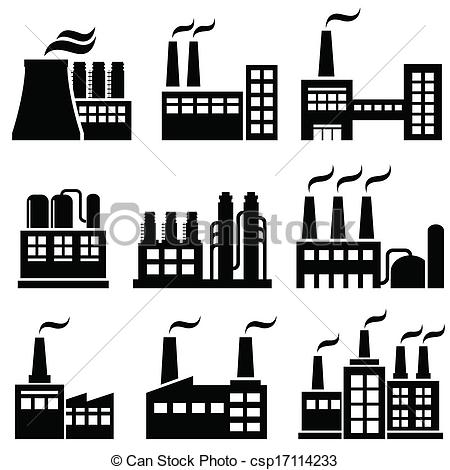 ... Industrial buildings, factories, power plants ...
