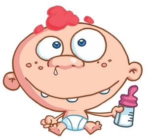 Infant Clipart Image: Snot .