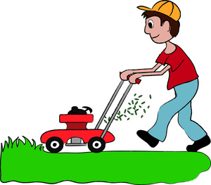 Information About Lawn Mower  - Lawn Mowing Clipart