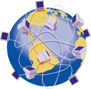 Information Technology Clipart Globe And Computers Clipart