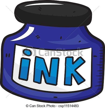 Ink Bottle Clipart #1 .