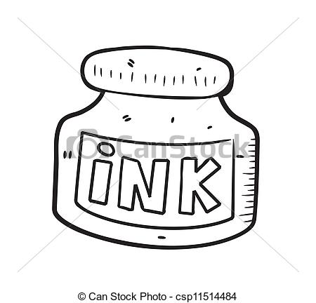 ink bottle doodle