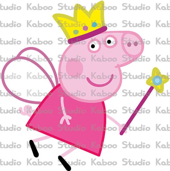 Inst. Download - Flying Princess Peppa Pig Clipart on Etsy, $2.80