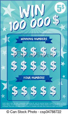 Eps Vector Of Lottery Lotto T