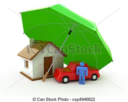 Home, Life, Auto Insurance - csp4946822
