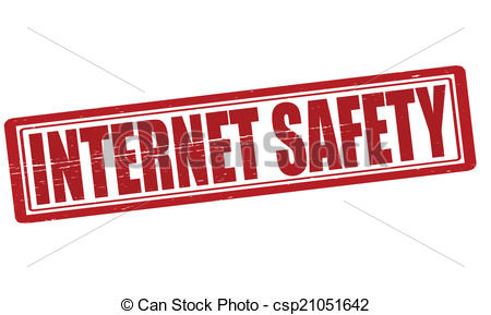 ... Internet safety - Stamp with text internet safety inside,.