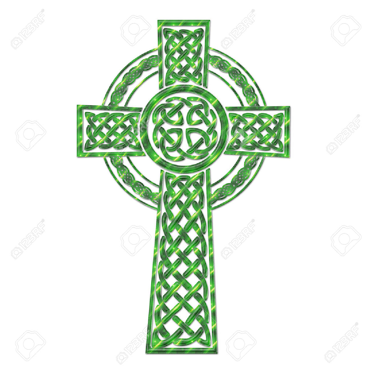 intricate celtic cross .