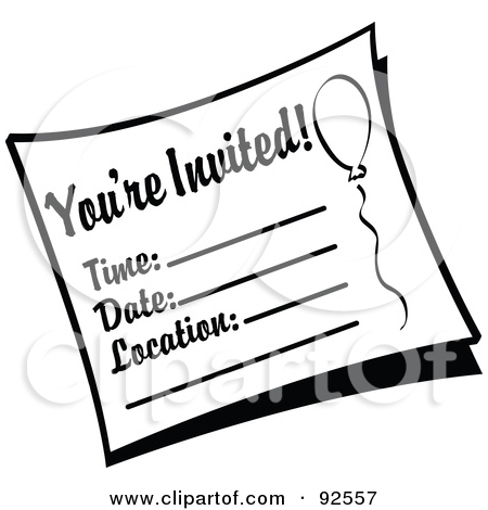 Invitation Clip Art - Invitation Clipart