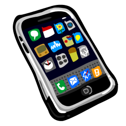 Iphone Cell Phone Clip Art Cl