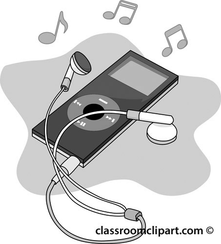 Ipod Music Clipart - Ipod Clip Art