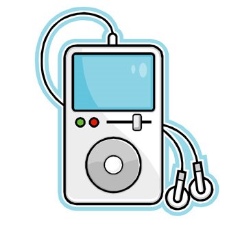 Ipod Clipart Black And White 
