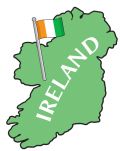 Clipart Ireland Flag Map Roya