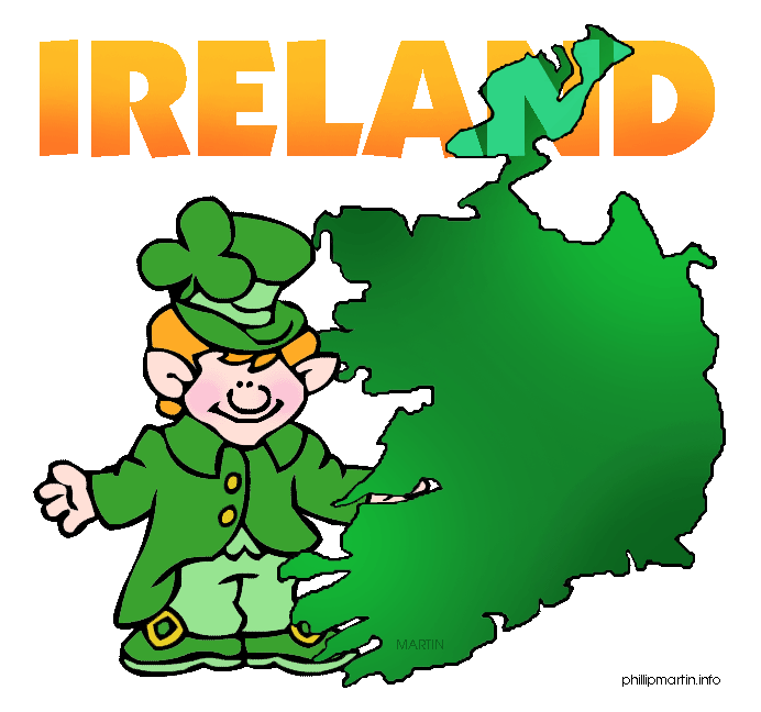 Irish clip art ireland map clipart kid