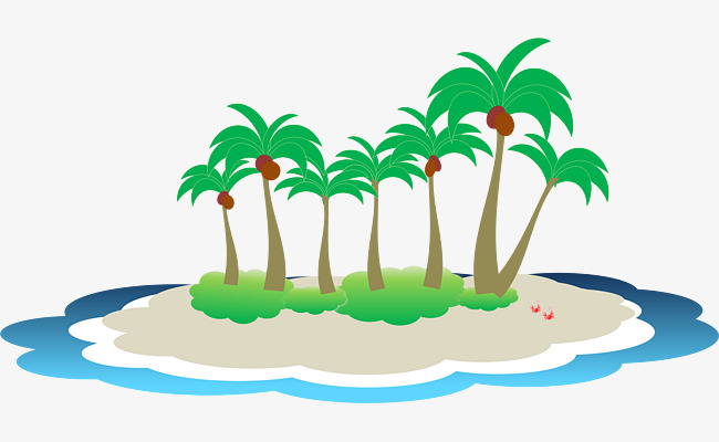 tropical island, Islands, Pla - Island Clipart