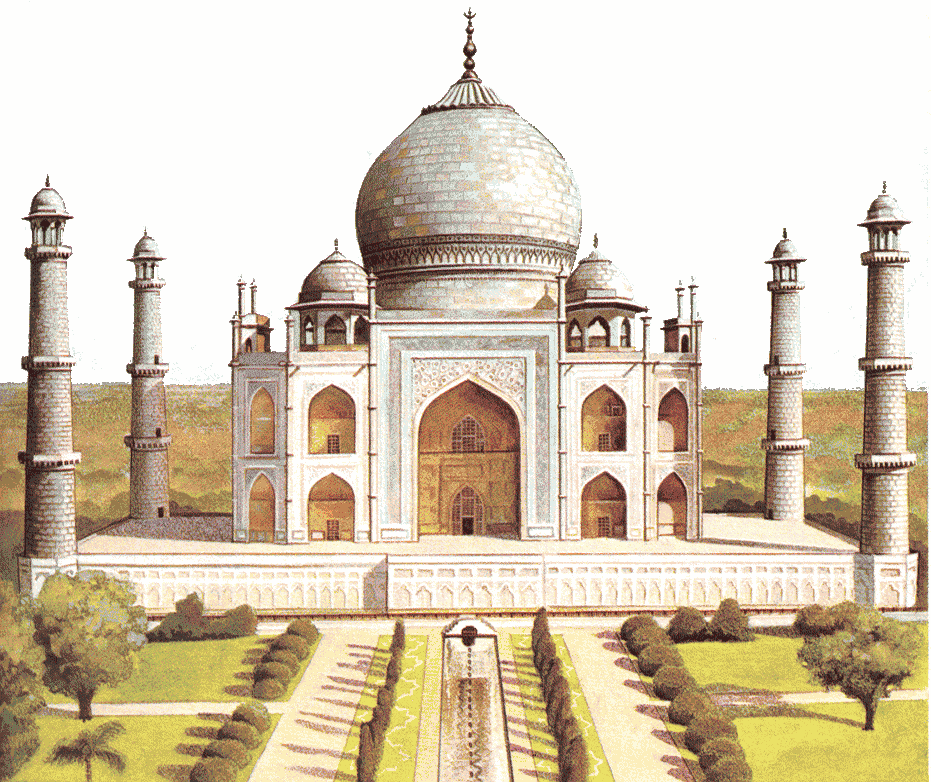 Taj Mahal Clipartby vectomart