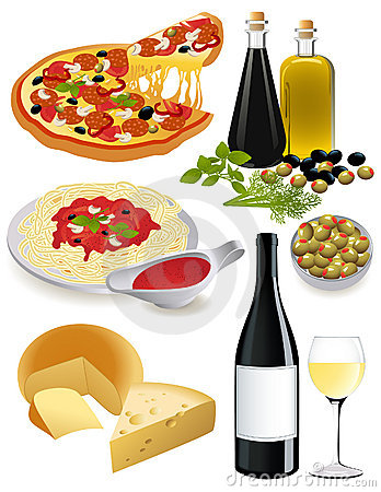 Italian Food Clip Art Images 