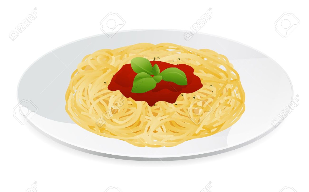 spaghetti pasta Clipartby ...