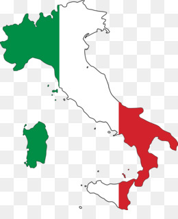 Flag of Italy Map Clip art -  - Italy Clipart