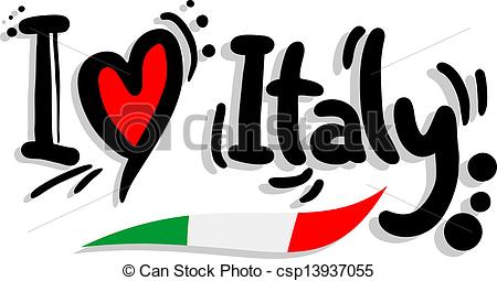 Italy icons; Vector illustrat