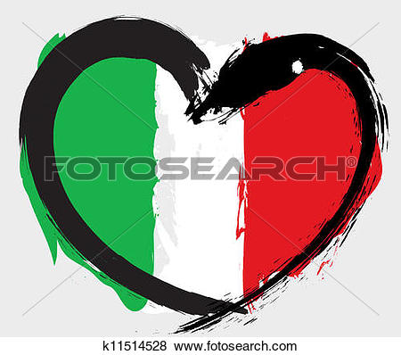 ... Italian american flag cli