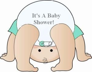 Its A Diaper Shower clip art