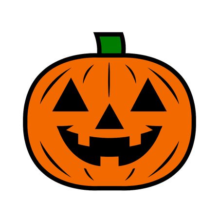Jack O Lantern Pumpkin Vector Icon
