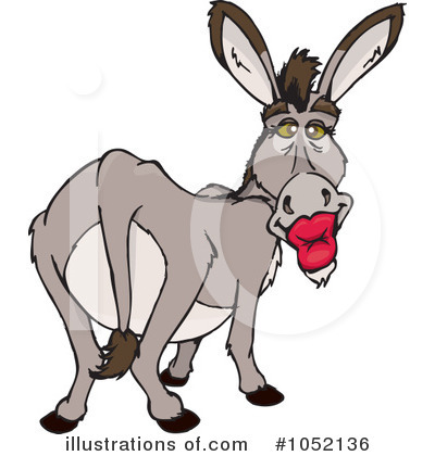 Jackass Donkey. Art 462900811 RefusingAdultBizarreBoysCheerfulChildClip
