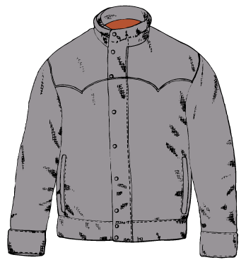 winter coat clipart