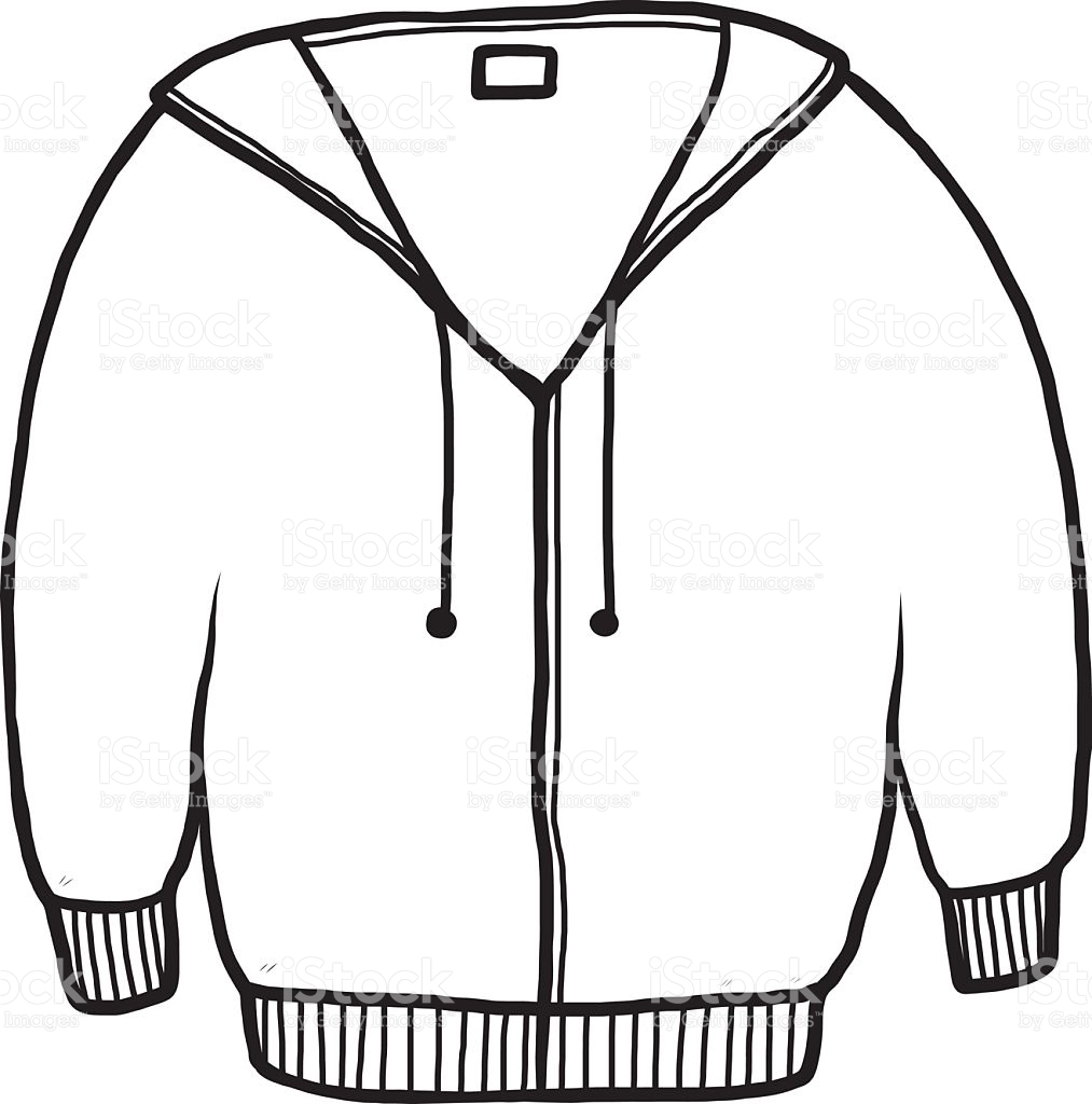 Clipart Of Jacket Or Sweater  - Jacket Clipart