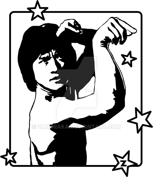 Jackie Chan - T-shirt graphics by Zandraka ClipartLook.com 