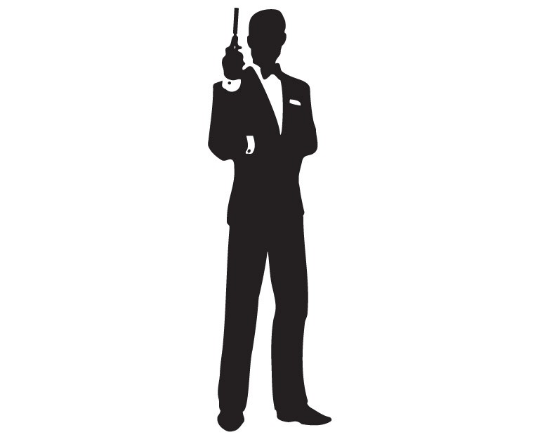 James Bond Silhouette James-bond-klassisk-silhouette