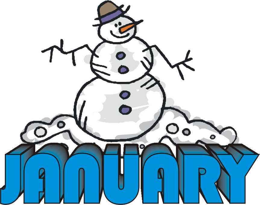 January month clipart free clip art image image