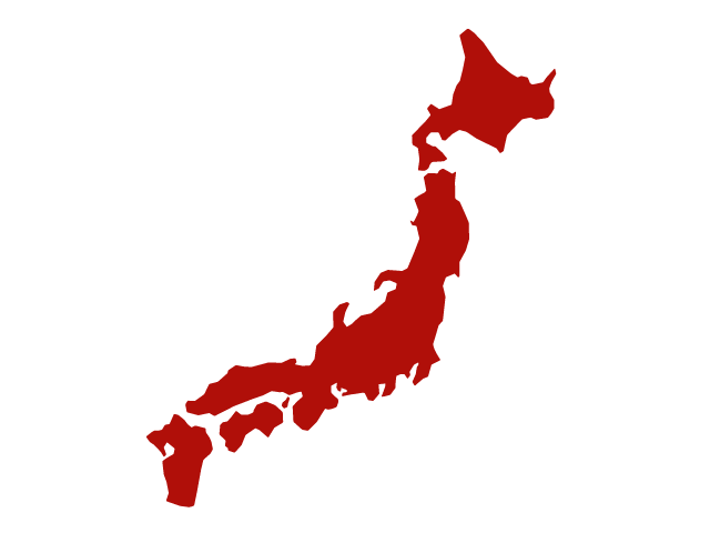 Map of Japan - Abstract .