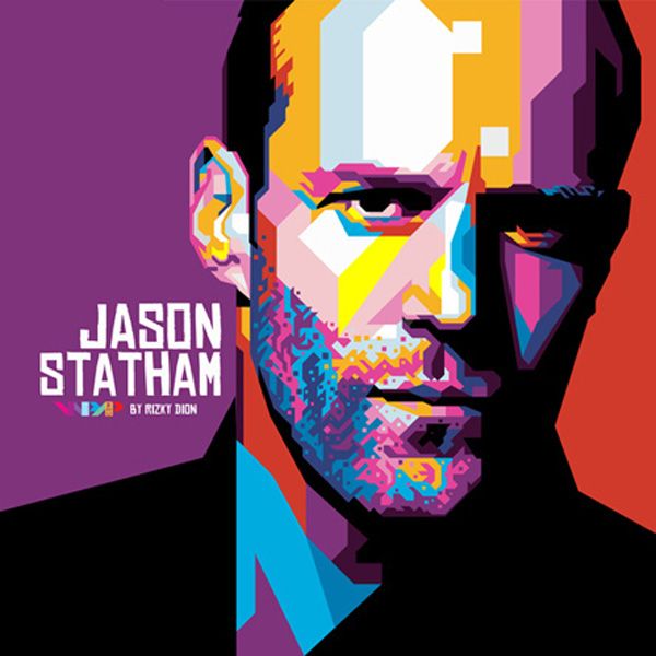 Jason Statham WPAP by Rizki Dion