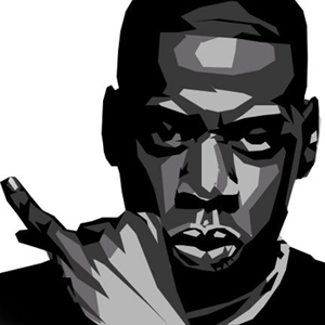 Jay-Z Stencil by SeanJJ Clipa