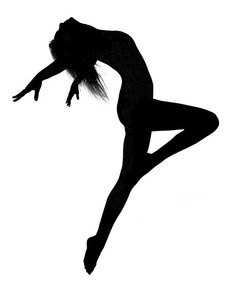 jazz dancer clipart silhouette