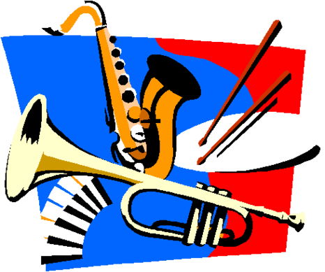 Jazz Instruments Clip Art - Jazz Clip Art