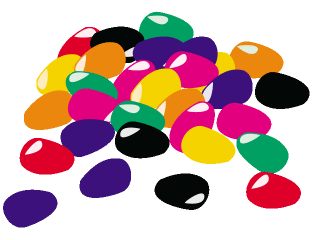 ... Jelly beans - Illustratio