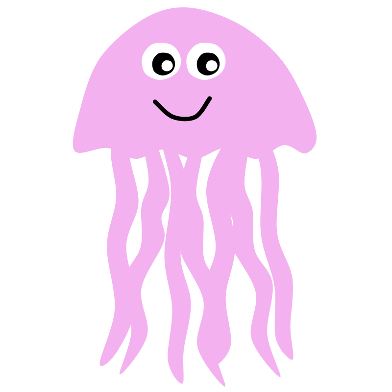 Jellyfish Silhouette - Jelly Fish Clipart