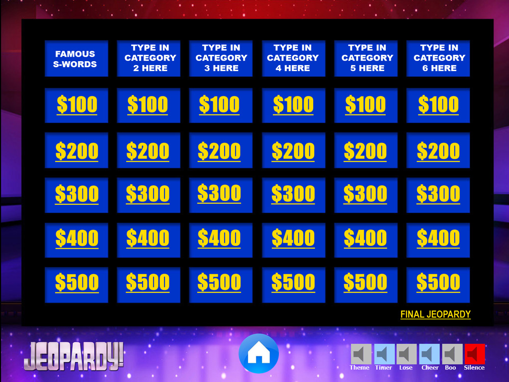 Jeopardy Daily Double Sound E