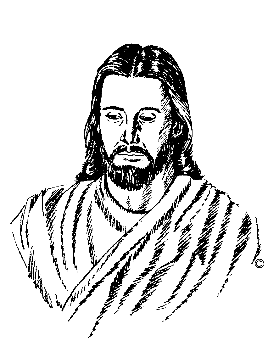Jesus Christ Face vector art 