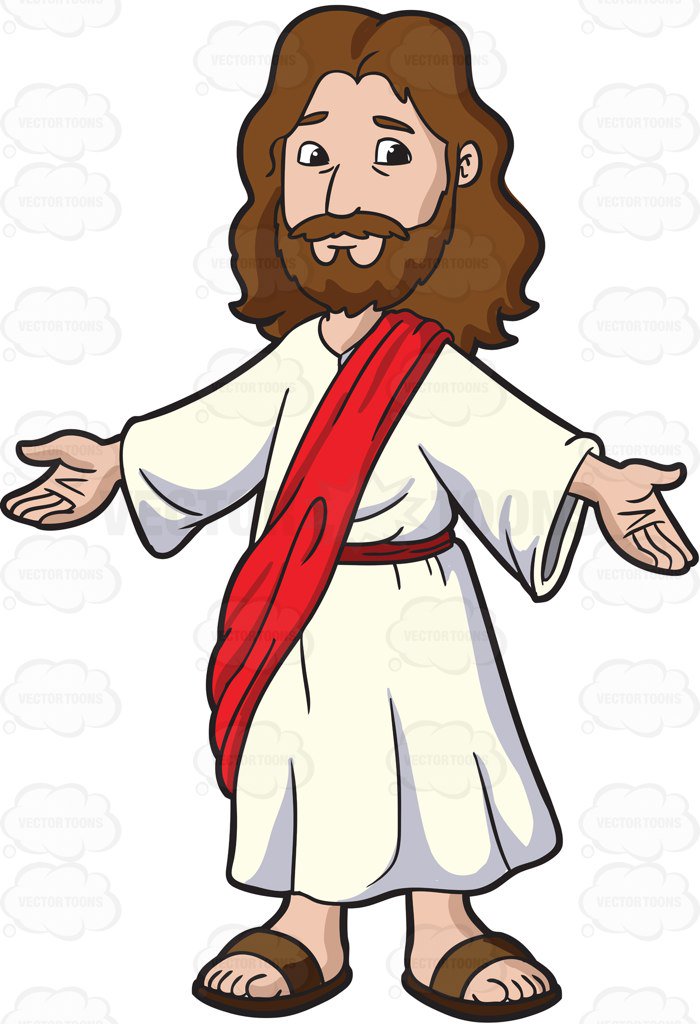 Jesus Christ Opening His Arms - Jesus Christ Clipart