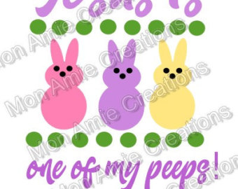 Easter Bunny Peeps inspired .