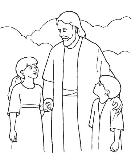 Jesus With Children - Lds Clipart Jesus