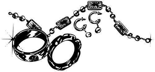 Jewelry clip art or graphics 