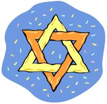 Jewish Star clip art .
